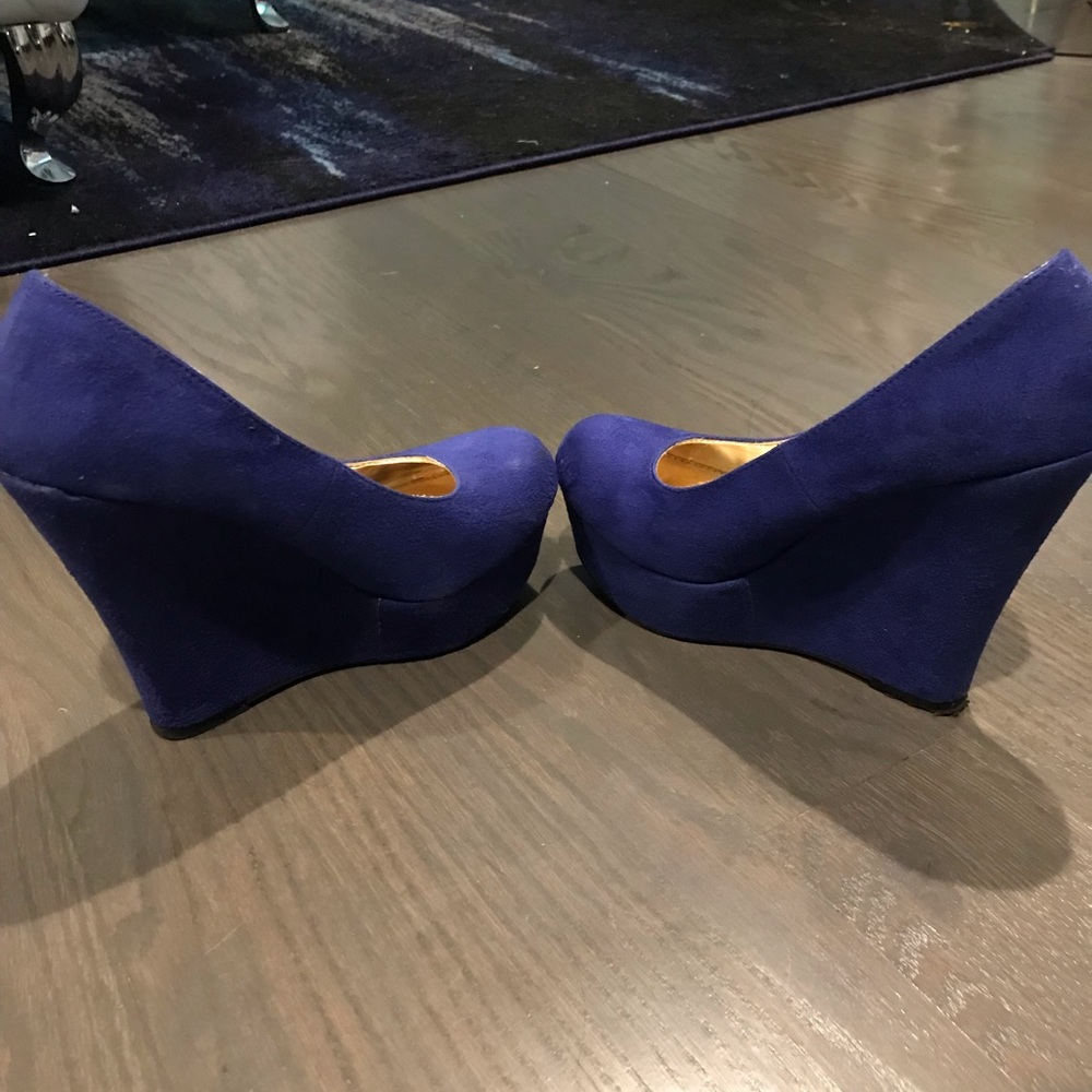 Mossimo Cobalt Blue Wedges